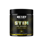 STIM Beast Pharm pre-workout 390G LEMON SHERBET 30 servings